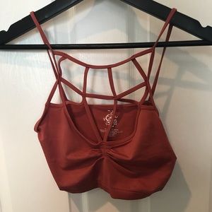 Peach bralette top